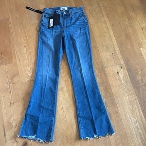 PAIGE Dark Blue Flare Jeans
